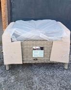 Lounge voetenbank Garden Collections wicker NIEUW!, Nieuw, Loungeset, Wicker, Ophalen