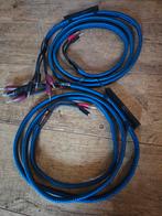 Audioquest Gibraltar speaker kabels 2x2,5 meter bi-wire., Audio, Tv en Foto, Audiokabels en Televisiekabels, Ophalen of Verzenden