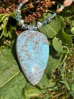 Larimar Roze Opaal Edelsteen Ketting Zelfgemaakt, Ophalen of Verzenden, Nieuw