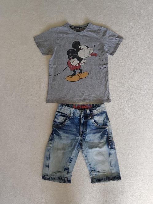 Super stoer MICKEY MOUSE shirt van H&M maat 110-116., Kinderen en Baby's, Kinderkleding | Maat 110, Zo goed als nieuw, Jongen