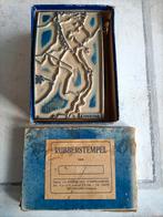 Vintage oude school stempel kaart / landkaart Limburg, Ophalen of Verzenden