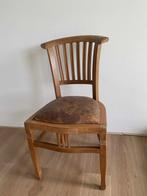 Houten stoel, Huis en Inrichting, Stoelen, Ophalen, Gebruikt, Bruin, Eén