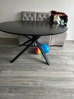 Grote ronde eettafel, Huis en Inrichting, Tafels | Eettafels, Gebruikt, 100 tot 150 cm, Rond, Ophalen of Verzenden