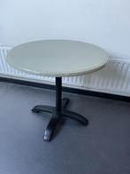 (buiten)tafeltje zwart onderstel en groen (gelakt) blad 80cm, Huis en Inrichting, Tafels | Sidetables, Ophalen, Gebruikt, 50 tot 100 cm