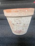 Terracotta bloempot, Ophalen of Verzenden, Zo goed als nieuw, Rond, Minder dan 25 cm