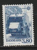 Verenigd Europa 1986 -Denemarken -Vuilniswagen, straatveger, Ophalen of Verzenden, Postfris, Overige thema's