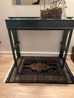 Sitetable staal, Huis en Inrichting, Tafels | Sidetables, Ophalen, 100 tot 150 cm, Zo goed als nieuw, 25 tot 50 cm