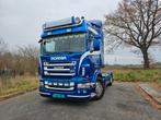 Scania R500 V8 euro 5. 2009 met Pto hydrauliek/apk 07 2026, Auto's, Euro 5, Achterwielaandrijving, Zwart, Scania