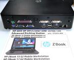 HP HSTNN-i10x Advanced Docking Station 230W Zbook Elitebook, HP Hewlett Packard, Docking station, Harde schijf, Nieuw