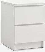 Nachtkastje MALM (IKEA), Huis en Inrichting, Slaapkamer | Bedden, Ophalen, Eenpersoons, Wit, Zo goed als nieuw