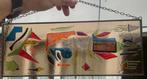 ~1920/30 Miro-achtig kubistisch glas in lood, Antiek en Kunst, Ophalen of Verzenden