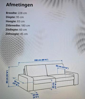 Gratis afhalen IKEA KIVIK 3-zits - afbeelding 3