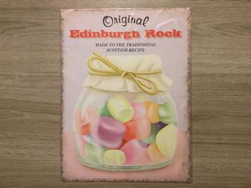 ORIGINAL EDINBURGH ROCK reclame bord beschikbaar voor biedingen