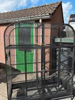 Papegaaienkooi, Dieren en Toebehoren, Vogels | Hokken en Kooien, Ophalen, Zo goed als nieuw, Metaal, Vogelkooi
