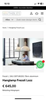 Frezoli Hanglamp lozz 78 cm, Huis en Inrichting, Lampen | Hanglampen, Ophalen of Verzenden, Zo goed als nieuw, Industrieel, Metaal