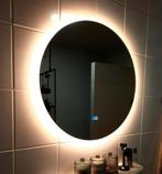 Nieuwe design badkamerspiegel LED verlichting en anticondens, Verzenden, Rond, Zo goed als nieuw, Minder dan 100 cm