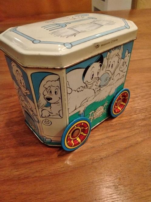 Donald Duck blik, Verzamelen, Blikken, Gebruikt, Koek(jes), Overige merken, Ophalen of Verzenden