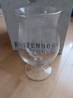 Duvel glas met witte letters, Ophalen of Verzenden, Zo goed als nieuw, Glas of Glazen, Duvel