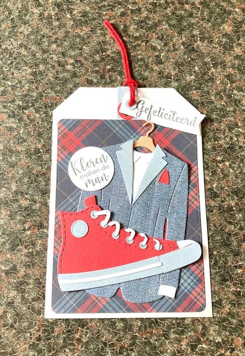 Prachtige luxe mannenkaarten, € 1,00, Hobby en Vrije tijd, Kaarten | Zelfgemaakt, Nieuw, Man of Vrouw, Ophalen of Verzenden