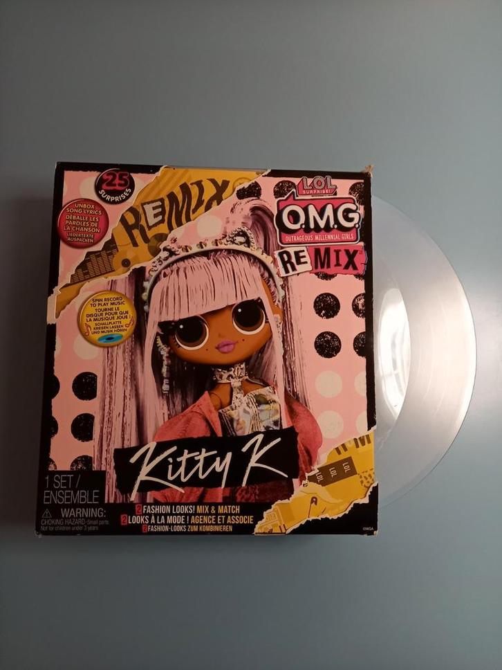 L.O.L. Surprise Pop OMG Remix - Kitty K, Kinderen en Baby's, Speelgoed | Poppen, Gebruikt, Overige typen, Ophalen