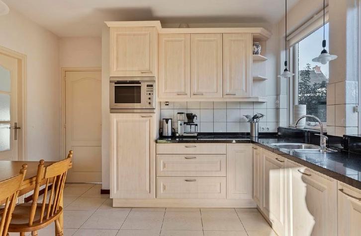 Complete Keuken met Siemens Apparatuur, Huis en Inrichting, Keuken | Complete keukens, Gebruikt, Hoekkeuken, Crème, Graniet of Steen