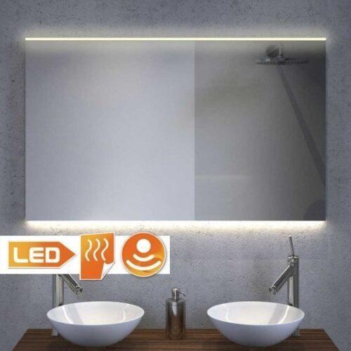 LED spiegel 100x70 cm met dimfunctie, Huis en Inrichting, Woonaccessoires | Spiegels, Nieuw, 125 cm of meer, Minder dan 100 cm