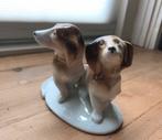 Teckels porselein, Lippendorf GDR, Verzamelen, Beelden en Beeldjes, Ophalen of Verzenden, Zo goed als nieuw, Dier