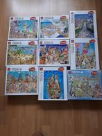 9 puzzels 1000 stukjes, Hobby en Vrije tijd, Denksport en Puzzels, Ophalen, 500 t/m 1500 stukjes, Zo goed als nieuw, Legpuzzel