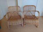 rotan stoelen rohe., Gebruikt, Twee, Bruin, Vintage