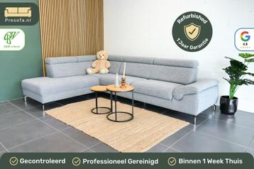 Montel Hoekbank Chicago lichtgrijs [Refurbished] beschikbaar voor biedingen