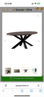Eettafel + salontafel set, Ophalen, Zo goed als nieuw