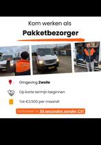 VACATURE: Word pakketbezorger in regio Zwolle (18-35 jaar)!, Vast contract, Vanaf 1 jaar, Overige niveaus, Geschikt als bijbaan