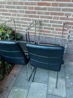 4 Zwarte Stoelen - Eetkamer/Bureau, Gebruikt, Zwart, Ophalen of Verzenden, Vier