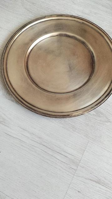 WMF EP Zilverplated Bord met Parelrand beschikbaar voor biedingen