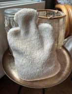 Warme teddy kruik hoes crème incl. pittenzak - wol uit Texel, Ophalen of Verzenden, Zo goed als nieuw