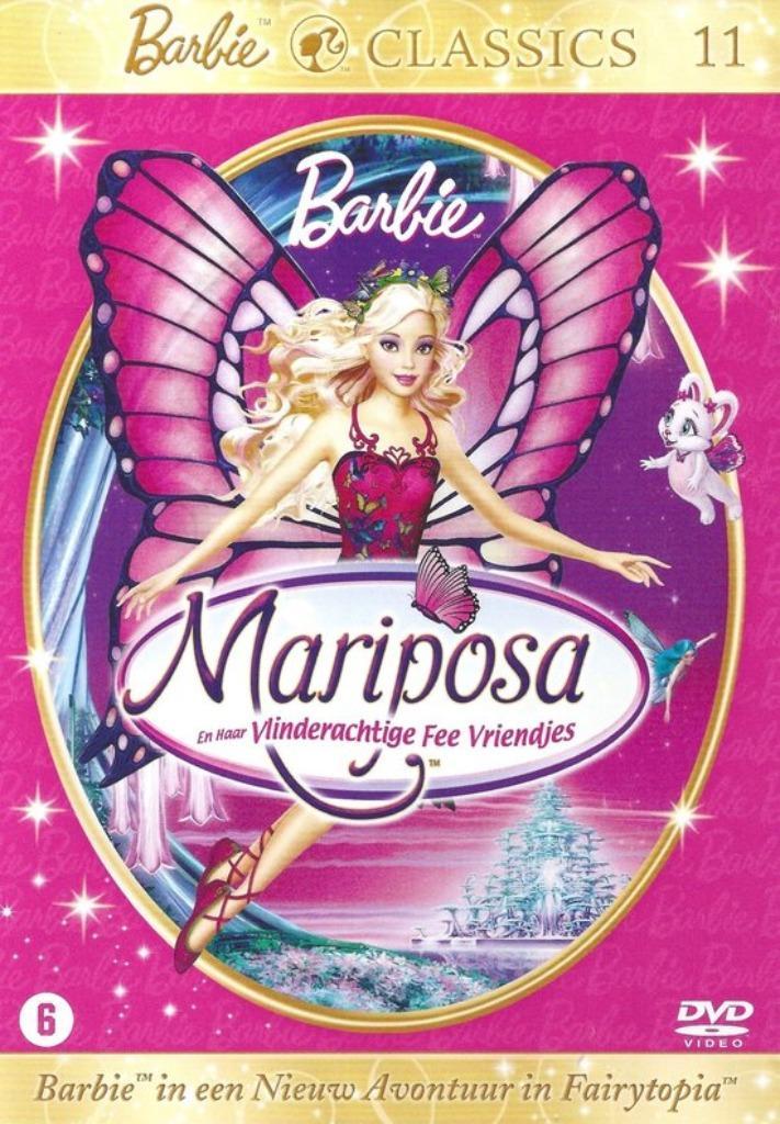 Barbie Mariposa en haar vlinderachtige fee vriendjes, Cd's en Dvd's, Dvd's | Kinderen en Jeugd, Gebruikt, Vanaf 6 jaar, Verzenden
