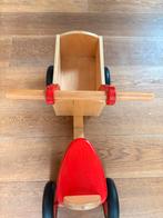 Van Dijk Toys Houten Bakfiets, Ophalen, Zo goed als nieuw, Loopvoertuig