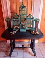 Diepzwarte tafel/sitetable, Ophalen
