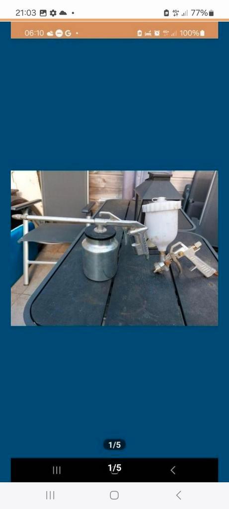 Bekerspuit  bovenbekerspuit  verfspuit  bekerspuit spuiten, Auto diversen, Autogereedschap, Gebruikt, Ophalen of Verzenden