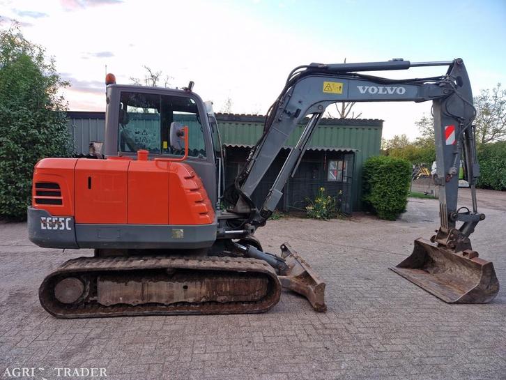 midigraver  volvo ec 55, Zakelijke goederen, Machines en Bouw | Kranen en Graafmachines, Graafmachine, Ophalen of Verzenden