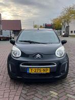 Citroën C1 1.0 3-DRS 2012 Zwart, Auto's, Voorwielaandrijving, Stof, Zwart, 4 stoelen