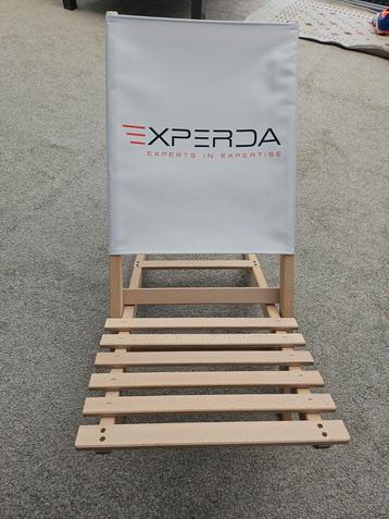 Kinder klapstoe campingstoel -terrasstoel Hout - Xperda Logo beschikbaar voor biedingen