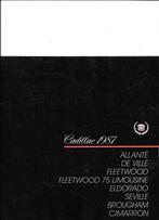 CADILLAC 1987, Ophalen of Verzenden, Zo goed als nieuw, Overige merken