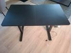 Elektrisch verstelbaar zit sta bureau - Zwart - 110x60cm, Ophalen, Elektrisch, Zo goed als nieuw, Stabureau