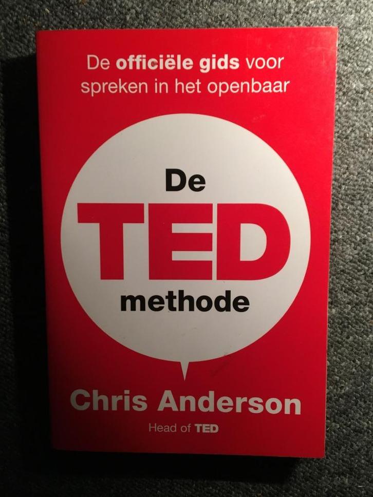 De TED-Methode ; door Chris Anderson #Zelfhulp, Boeken, Studieboeken en Cursussen, Zo goed als nieuw, HBO, Alpha, Ophalen of Verzenden