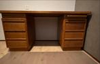 Robuust bureau met laden en uitschuifbladen, Huis en Inrichting, Bureaus, Ophalen, Gebruikt, Bureau