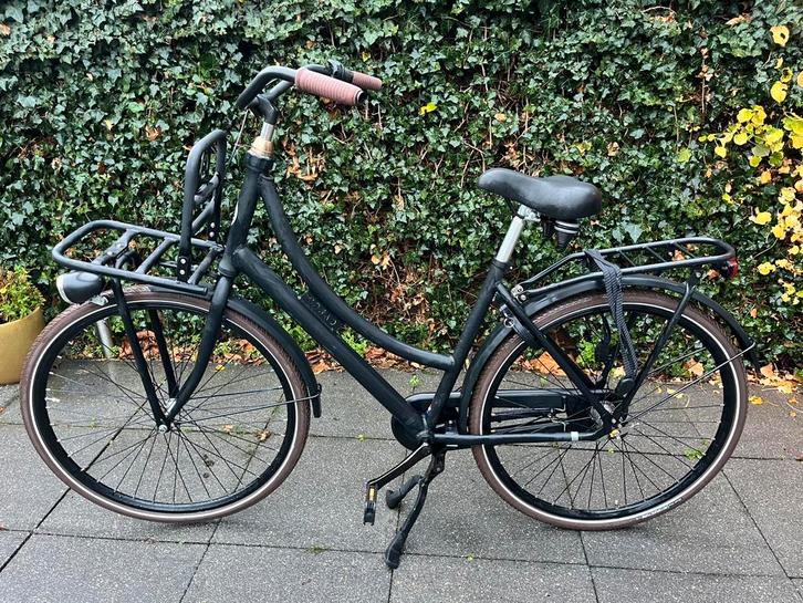 Avalon cargo fiets dames matzwart, Fietsen en Brommers, Fietsen | Dames | Damesfietsen, Gebruikt, Overige merken, (Extra) lage instap