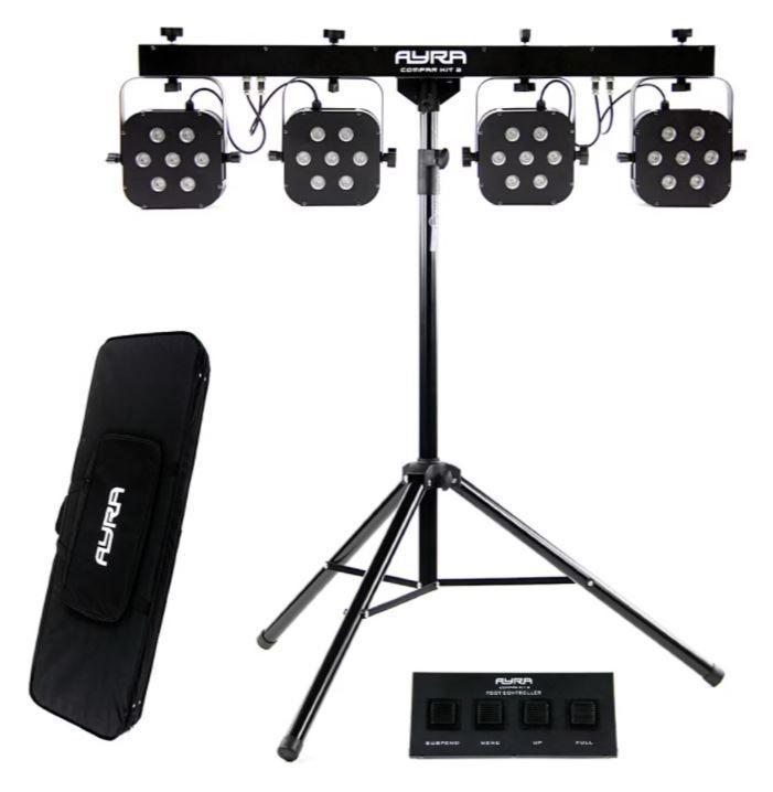Te huur Ayra ComPar Kit 2 LED lichtset, Hobby en Vrije tijd, Feestartikelen | Verhuur, Gebruikt, Overige, Ophalen