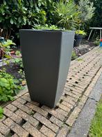 2 stuks Lafiora bloempot 31x57cm met binnenpot, Tuin en Terras, Bloempotten, 25 tot 40 cm, Kunststof, Gebruikt, Overige vormen