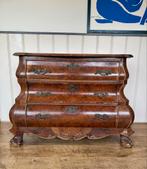 Antieke Buikkast met 3 Lades notenhout, Ophalen